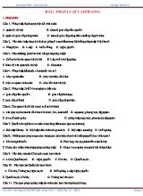 Bài tập trắc nghiệm Giáo dục công dân Lớp 12 - Bai 1 Phap luât va đơi sông
